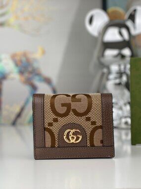 Gucci GG Marmont Jumbo GG Compact Wallet